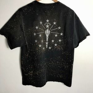 ⭐️ $5 SALE Indiana National Guard bleach dye shirt LArge